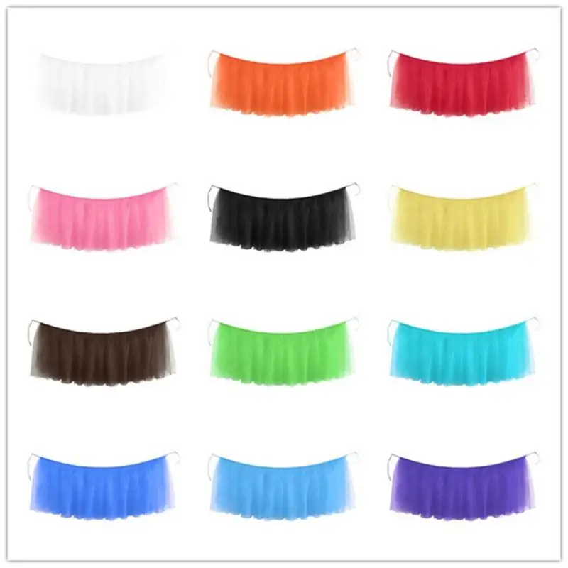 

100 X50cm Wedding Party Tutu Tulle Table Skirt Cover Tableware Cloth Baby Shower Party Home Decor Table Skirting Birthday Party