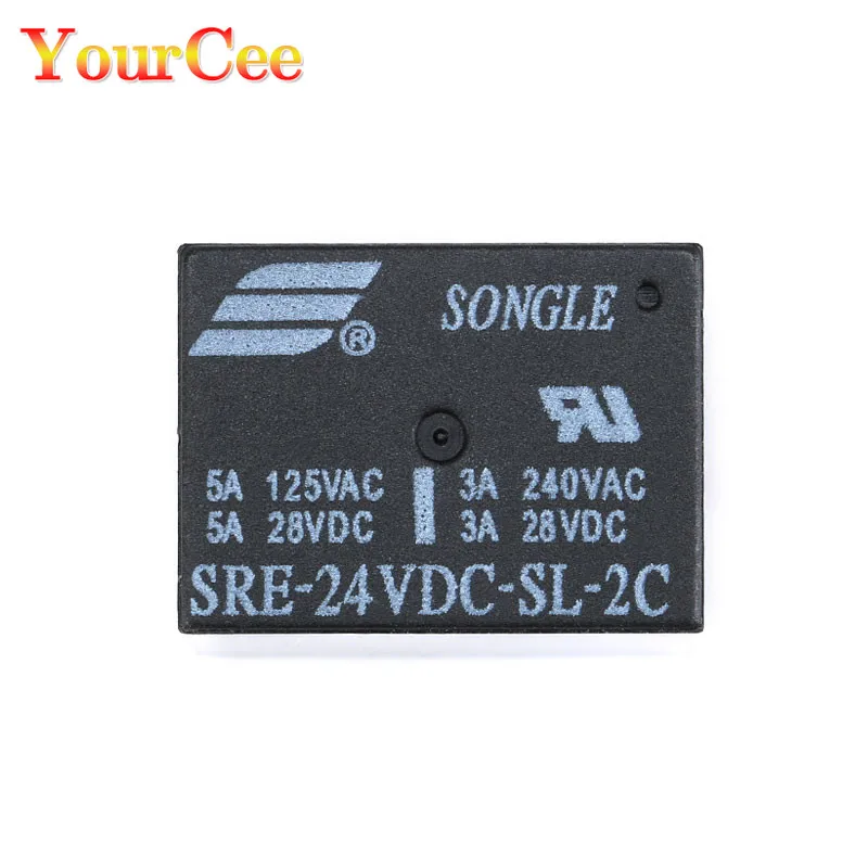 SRE-24VDC-SL-2C 24V 8PIN PCB тип DC реле мощности новинка оригинал |