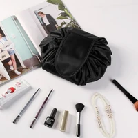 shoulder drawstring cosmetic bag travel storage waterproof makeup bag organizer women makeup pouch daily toiletry beauty kit box