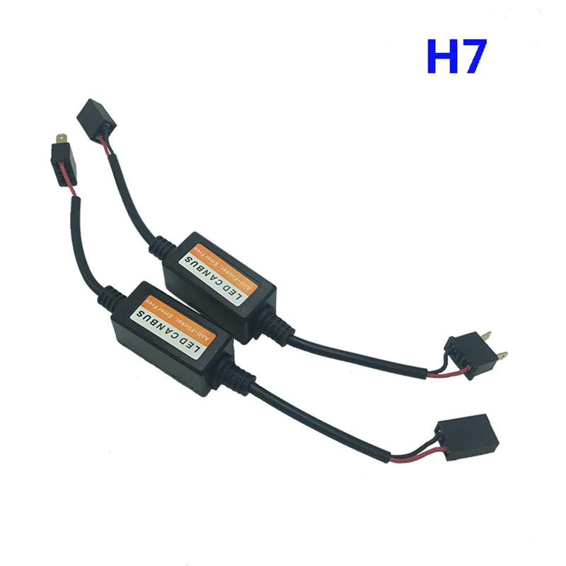 

40W H7 H11 9005/9006 H1 H13 9004/9007 Led Car Light Modification Fault Alarm Car Light Decoding Anti-jamming Headlight Decoder