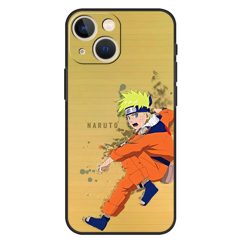 Чехол для телефона Sasuke удзумаки Наруто мультяшный силиконовый чехол iphone 11 13 12 pro