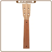 23 inch ukulele concert neck zebra wood veener wood ukulele neck diy ukulele guitar parts accessories new