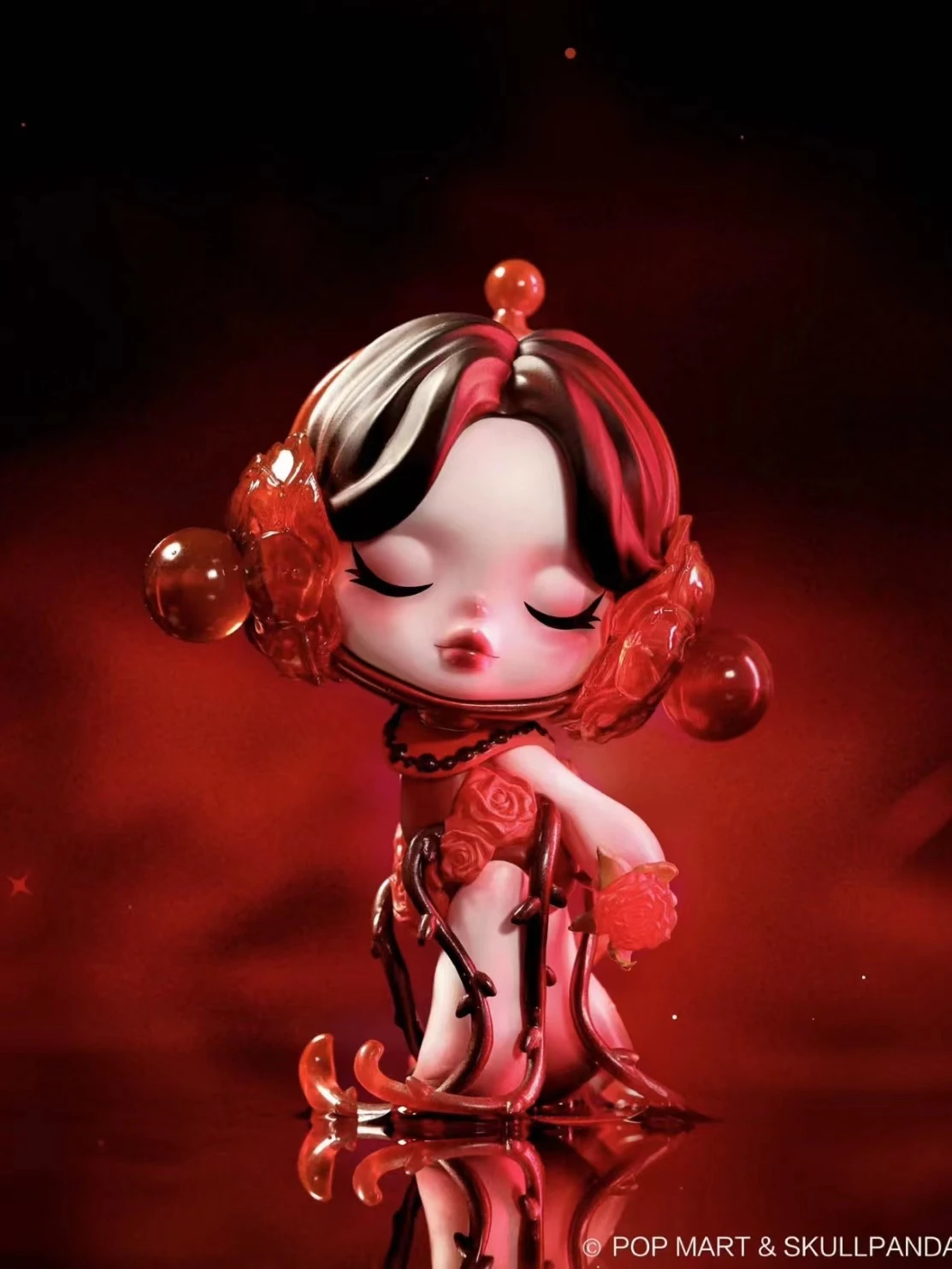 

Popmart Skullpanda Valentine's Day & Amusement Park Limit Elevator Kawaii Ornaments Original Genuine Collection Model Doll Toys