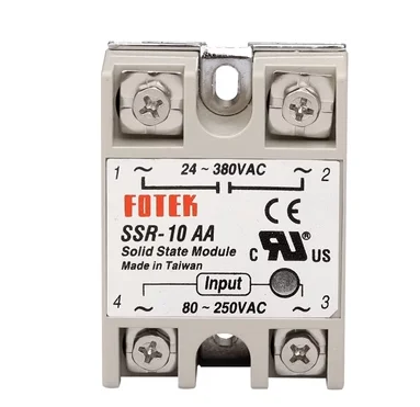 

1PC 10A 25A 40A 60A AC-AC Single Phase Solid State Relay AC SSR SSR-10AA SSR-25AA SSR-40AA SSR-60AA 80-250VAC 220V TO 24-380V AC