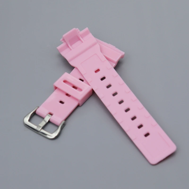 Silicone Watch Strap Compatible for Baby G BA111 BA110 BA112 BA120 BA125 Female Rubber Bracelet 14MM Women's Watches Band images - 6