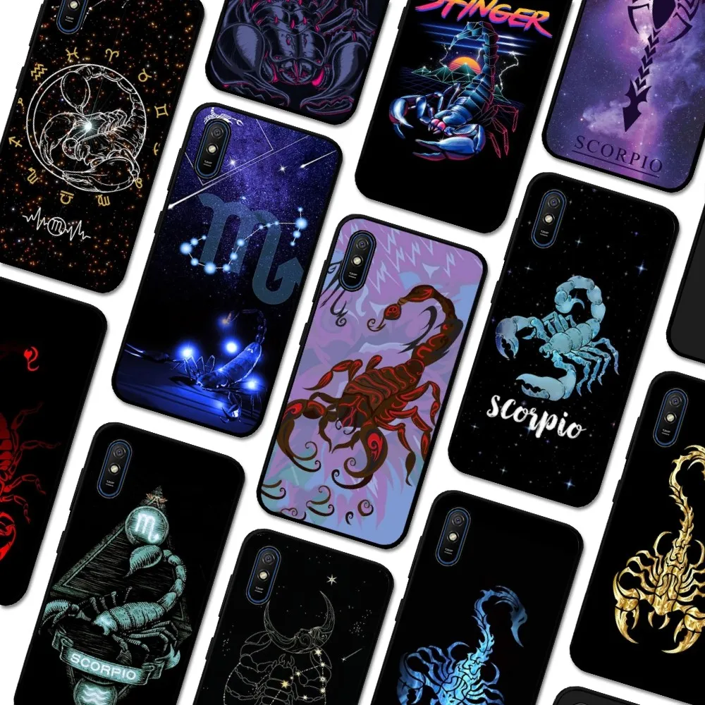

Scorpion Phone Case For Redmi 5 6 7 8 9 10 plus pro 6 7 8 9 A GO K20 K30 K40 pro plus F3 Fundas