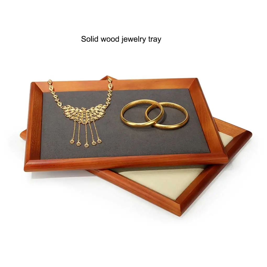 

Jewelry Tray Necklace Ring Props Showcase Storage Pullet Display Organizer Boxes Exhibition Ornaments Show Shop Cases