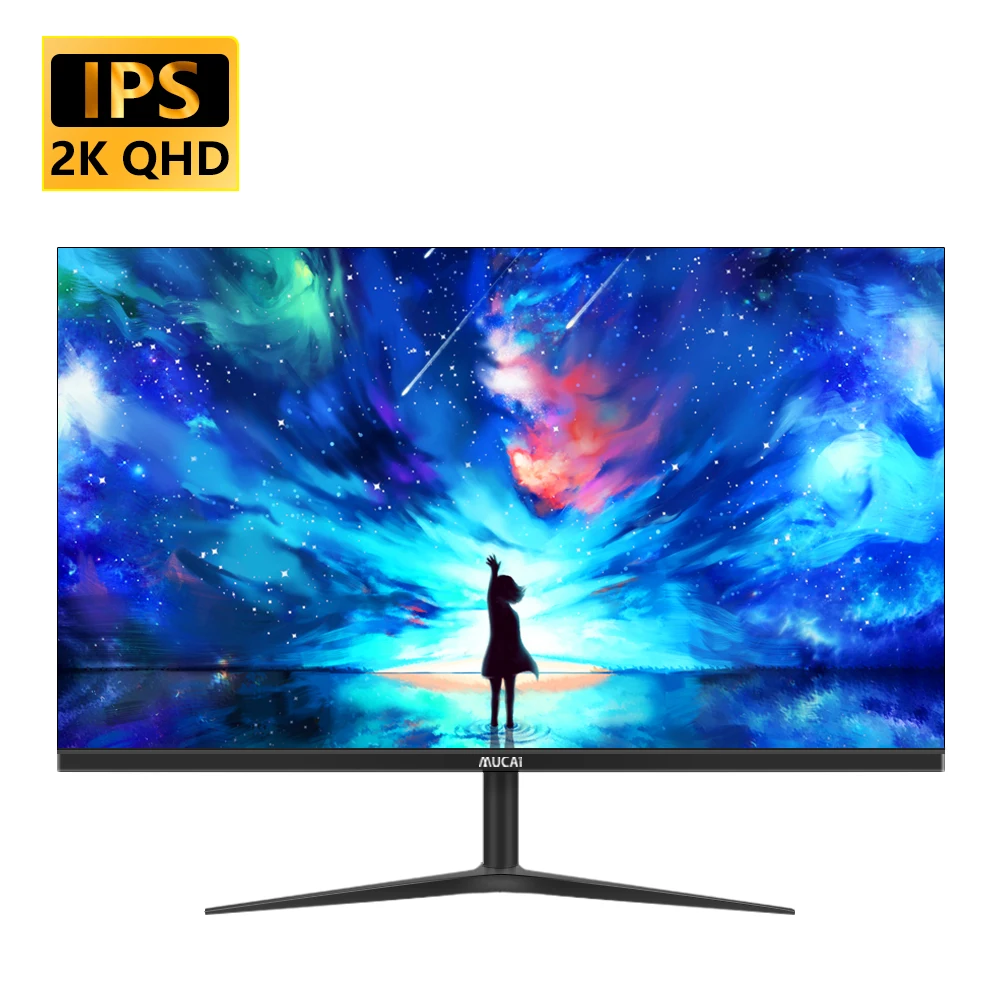 

24/27 Inch 2K Monitor 75Hz Desktop PC Lcd QHD Display Gaming 100Hz Panel Screen Computer LED 2560*1440 HDMI-compatib/DP