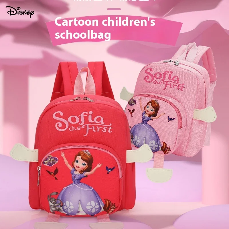 Новинка 2024 детский мультяшный рюкзак Disney для девочек со льдом и снегом