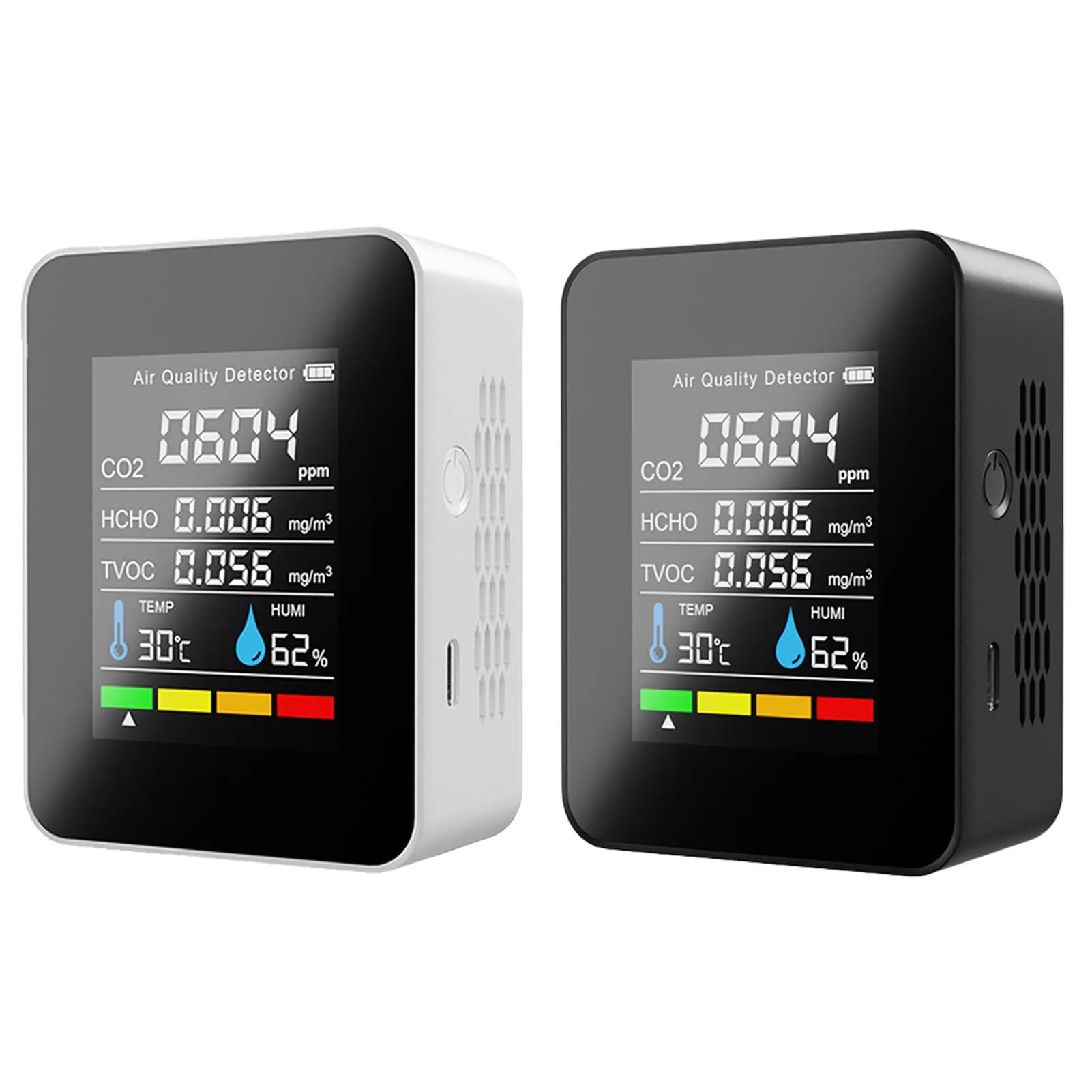 

Multifunctional CO2 Meter Digital Temperature Humidity Tester Carbon Dioxide TVOC Detector Air Quality Monitor