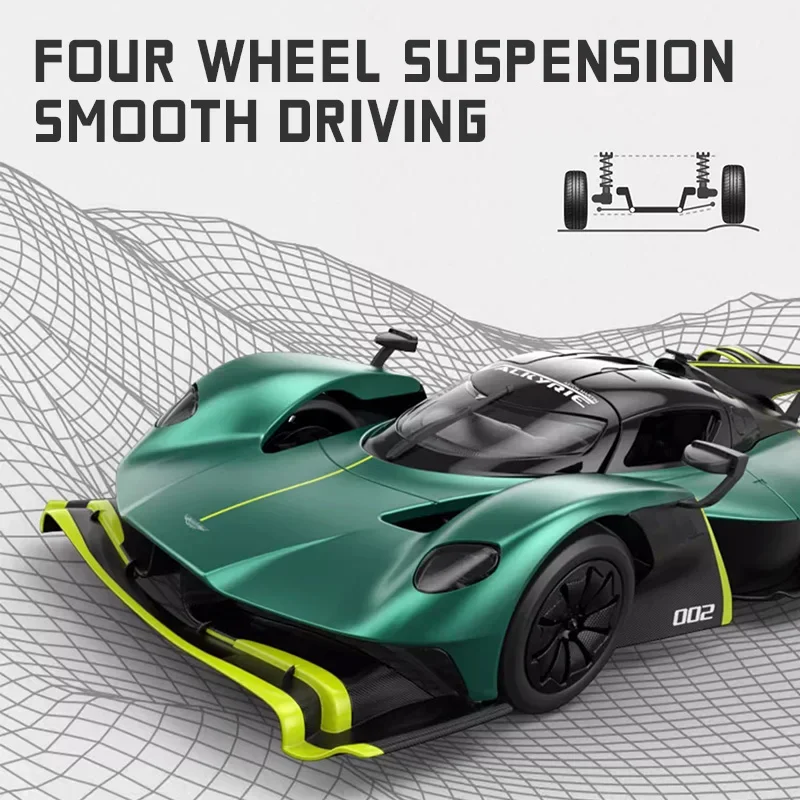 Радиоуправляемая машинка Rastar 1/14 Aston Martin Valkyrie AMR Pro 24H Le Mans Rally с дистанционным