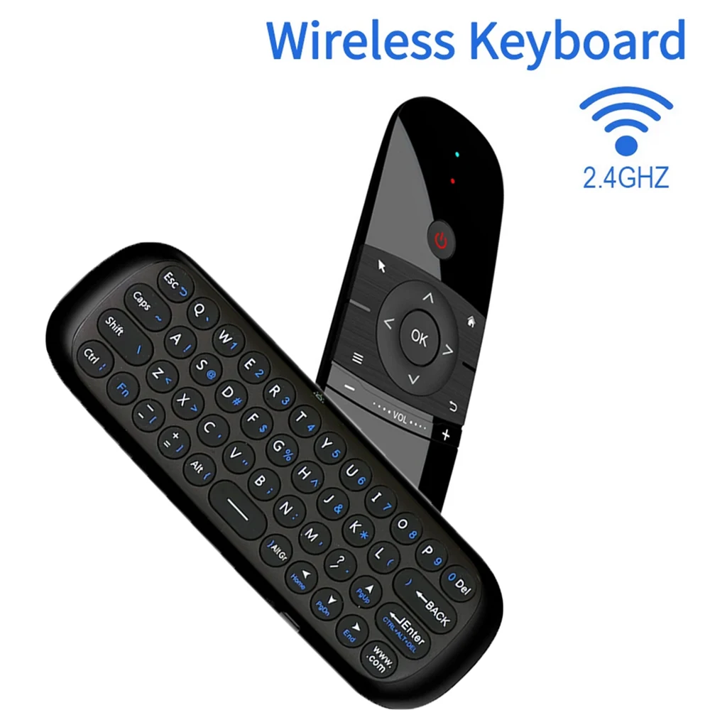 W1 Air Mouse 2 4G Беспроводная клавиатура с дистанционным управлением ИК дистанционное