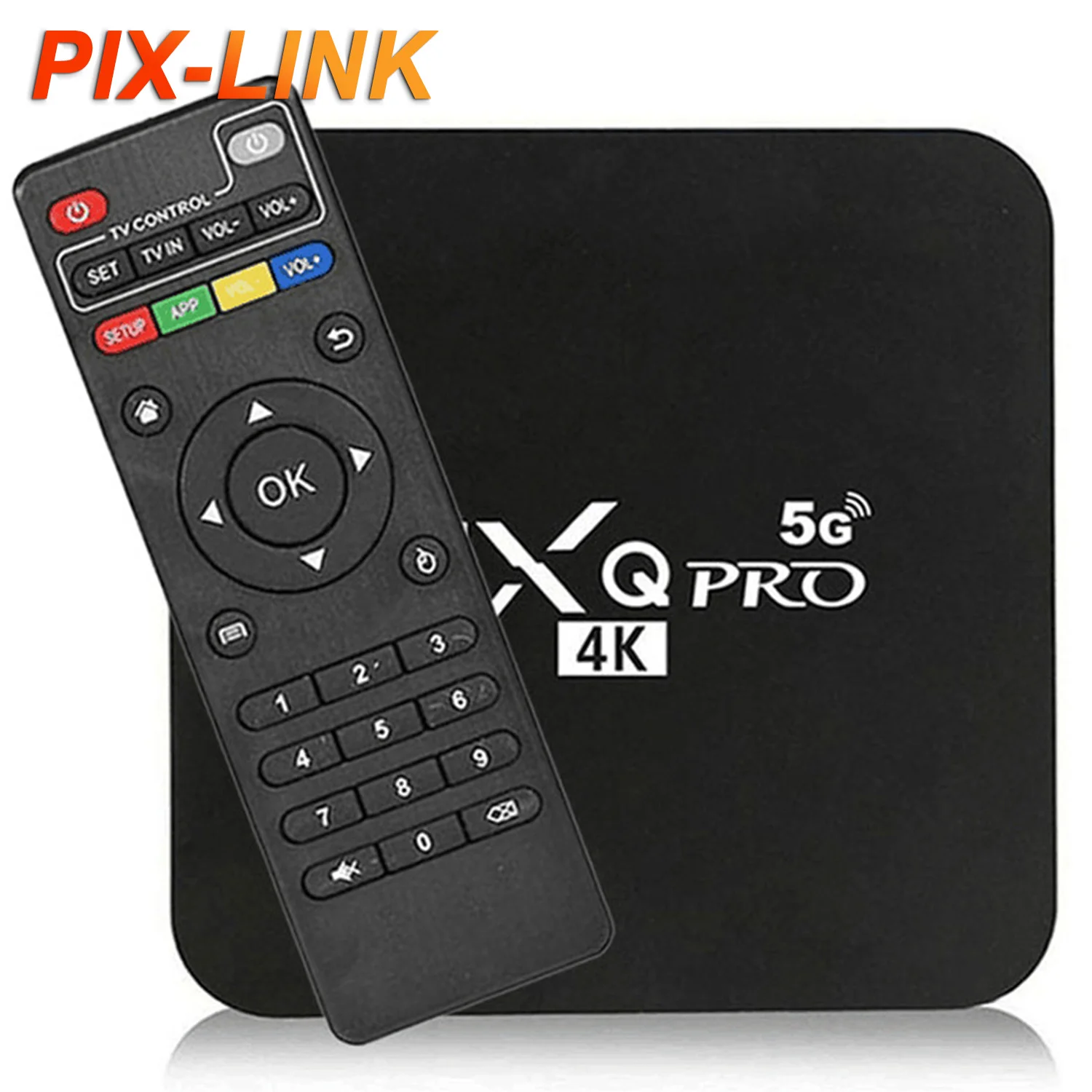 PIXLINK 2022 заводская цена MXG 4K * 2K четырехъядерный Android TV Box WiFi Ip tv Smart Set-top |