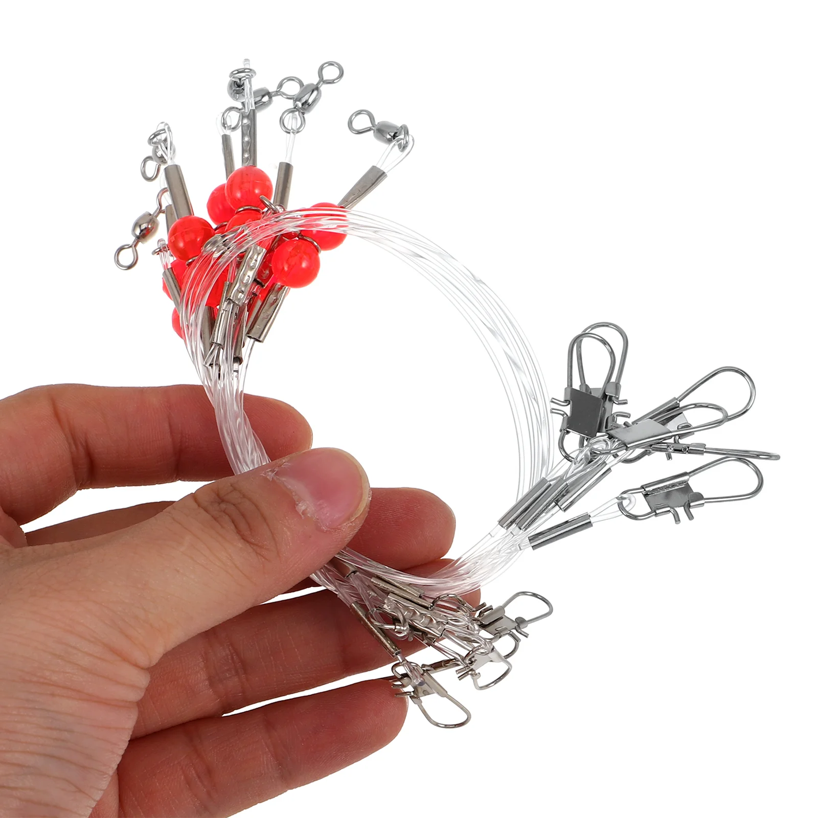 12 шт. поводки для приманки рыболовные снасти мух шпагат принадлежности морской