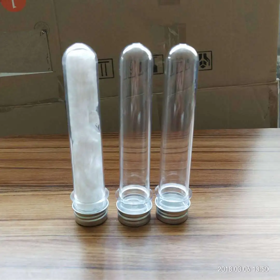 

30Pcs 40ml PET Bottle Plastic Test Tube With Screw Cap Aluminum Cap Packing Tube