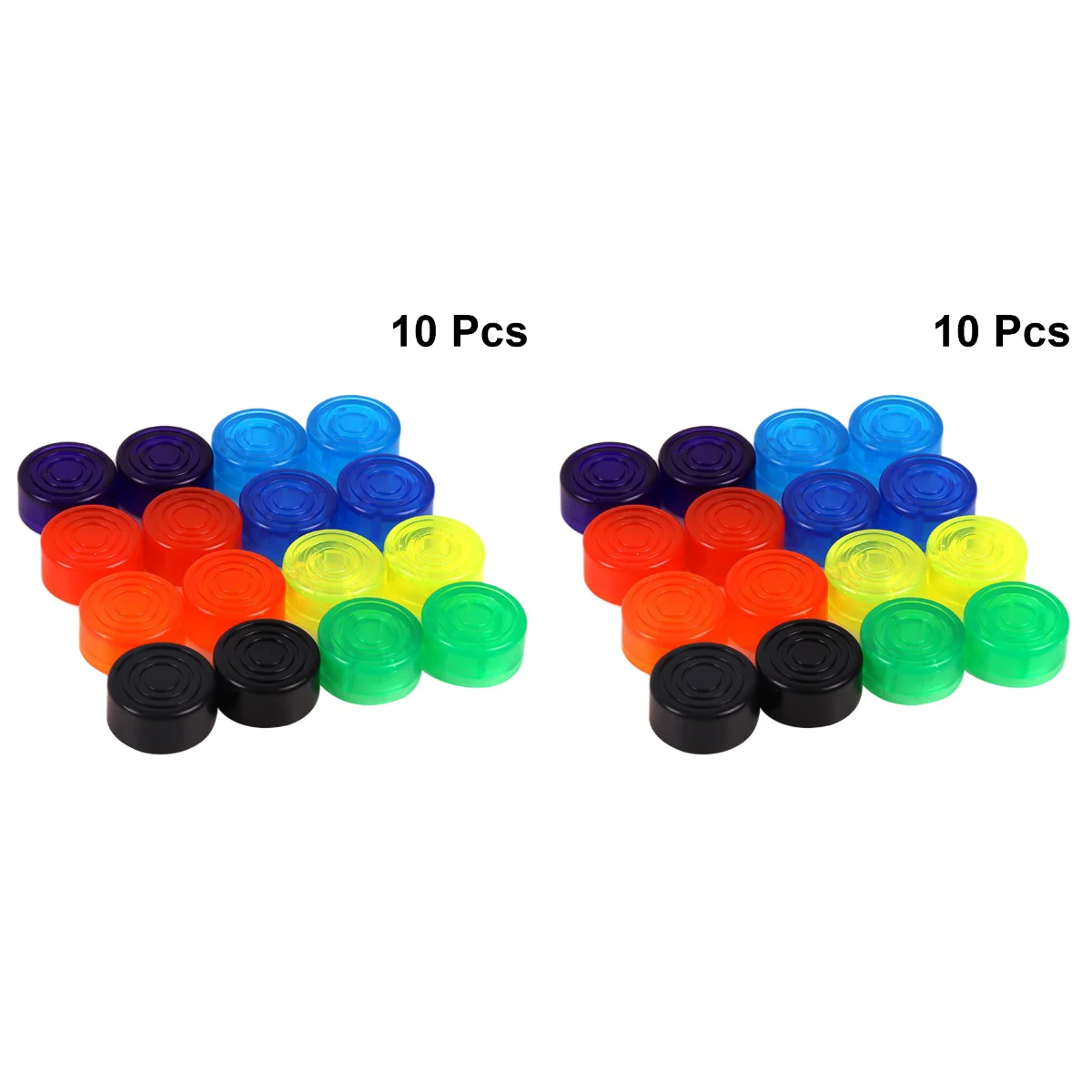 

20 шт. ножной педаль для гитарных эффектов, ножной Педальный Топпер, нескользящая цветная защита для гитарных педальных эффектов (случайный ...