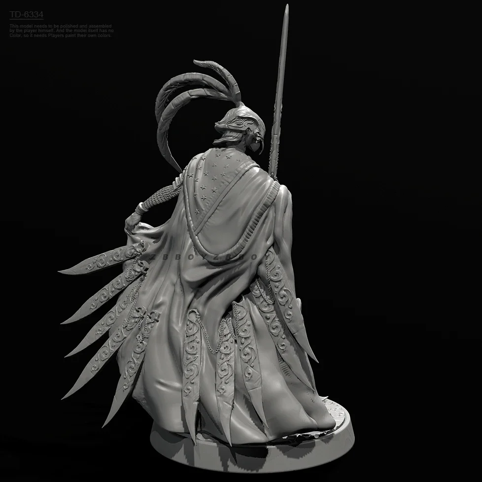 50 мм 75 наборы моделей из смолы бесцветные и самособранные фигурки (3D-печать)