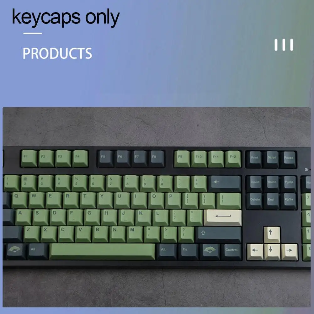 

140 Keys GMK Terra Keycaps PBT Dye Sublimation Key Caps Profile Keycap With ISO Enter 7U Spacebar For HHKB ANNE Poker D5J0