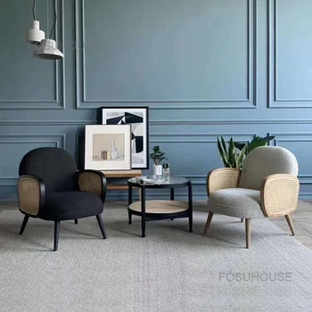 Rattan Designer Living Room Chairs 1