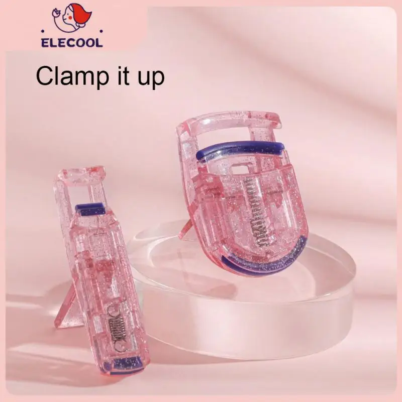 

Portable Glitter Powder Mini Eyelash Curler Local Eyelash Curler Eyelash Curling Clip False Eyelashes Auxiliary Makeup Tools