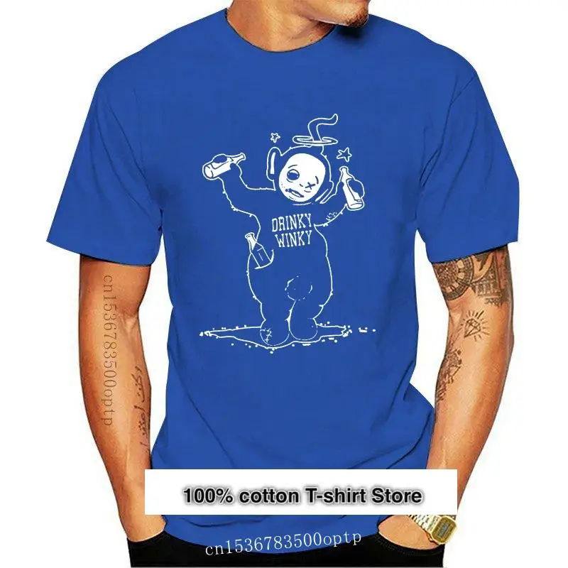 

Новые поилки Winky teletubbier пивные футболки с коротким рукавом мужские повседневные топы