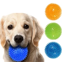 chew toys dog ball gb rubber bright tpr puppy dogs fetch balls squeaky balls