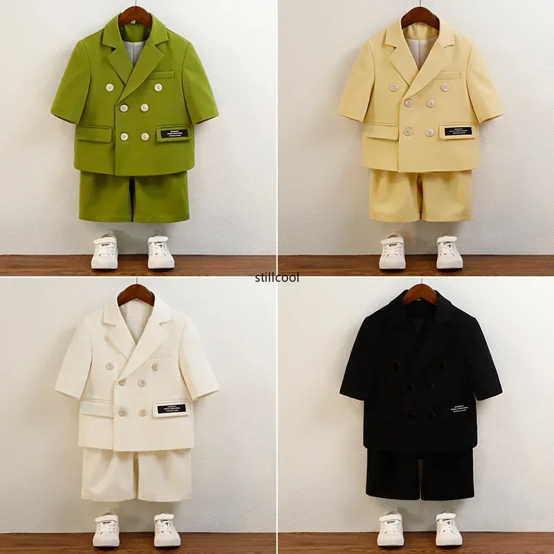 Костюм для мальчиков летний повседневный наряд малышей на день рождения