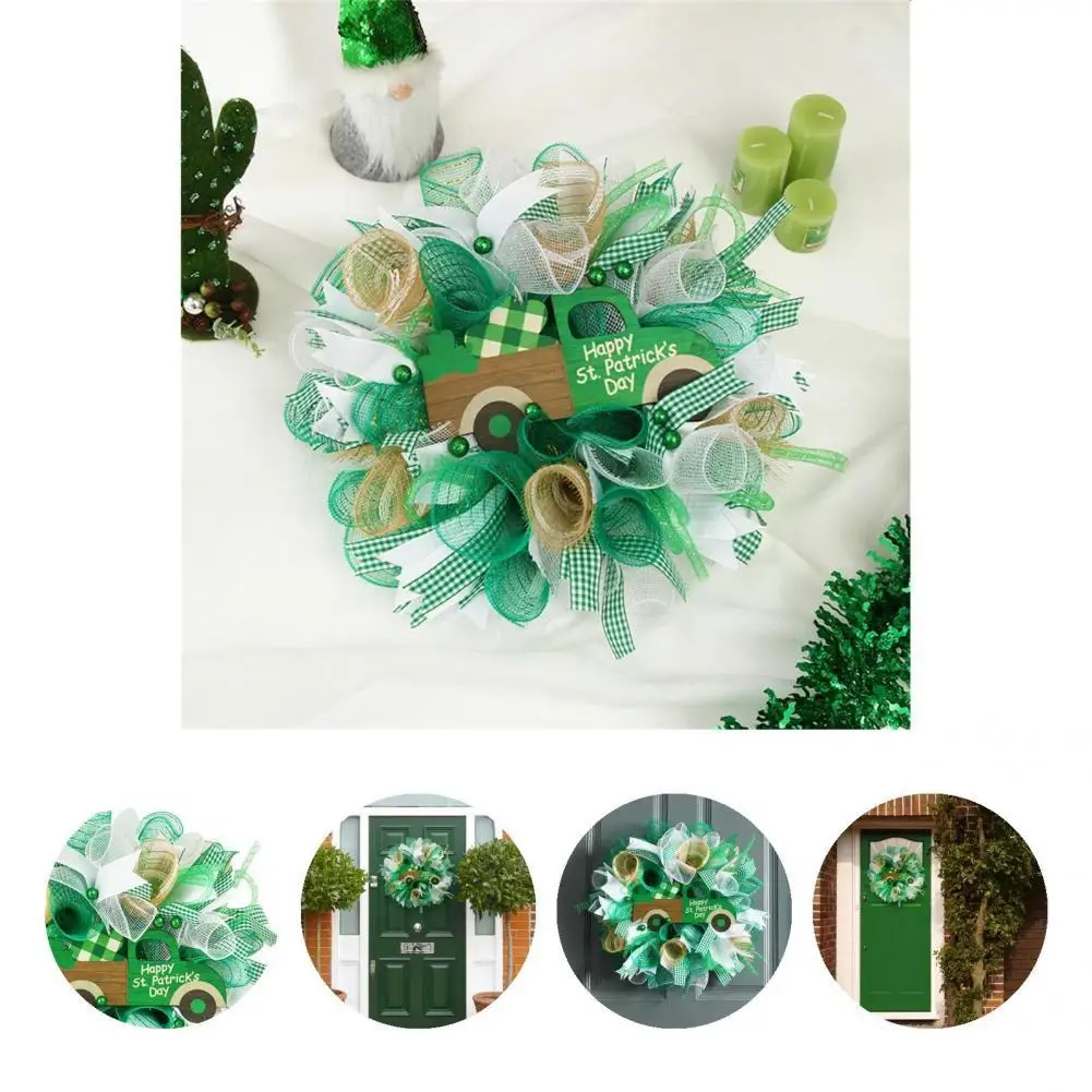 

Long Lasting Fashion Smooth Edges St Patricks Day Garland Decor Lightweight Garland Decor Calming for Front Door