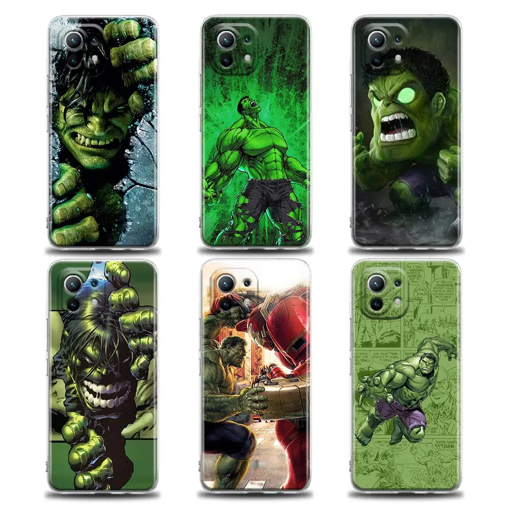 

Anime The Hulk Comics Marvel Phone Case for Xiaomi Poco X3 X3 M3 F3 9T 11 11X 11T 10T 12 Note10 Redmi 9A 9 10 9T 9C 5G Case