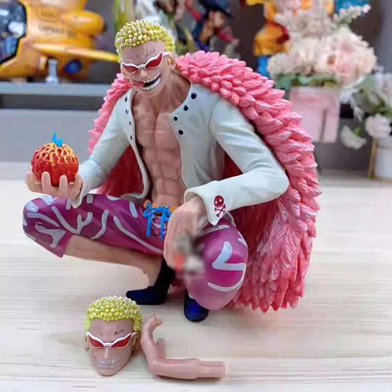 16 см цельные фигурки GK Donquixote Doflamingo экшн-фигурки сменные головки руки ПВХ аниме