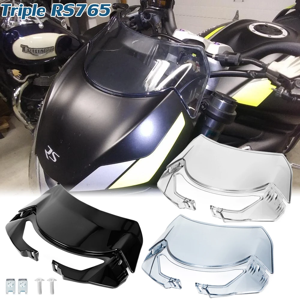 

Ветровое стекло для Triumph Street Triple 765 RS, ветровое стекло, ветровой дефлектор Daytona S 660 R 765R 2020 2021 2022, аксессуары для мотоциклов
