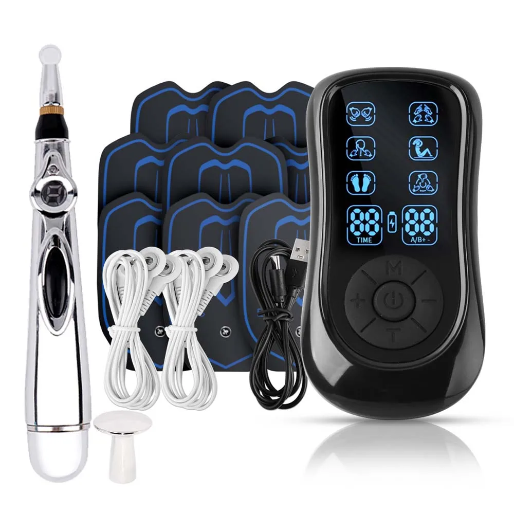 

Acupuncture Pen EMS Tens Unit Body Massage Electronic Pulse Massager Muscle Relax Pain Relief Therapy Machine Muscle Stimulator