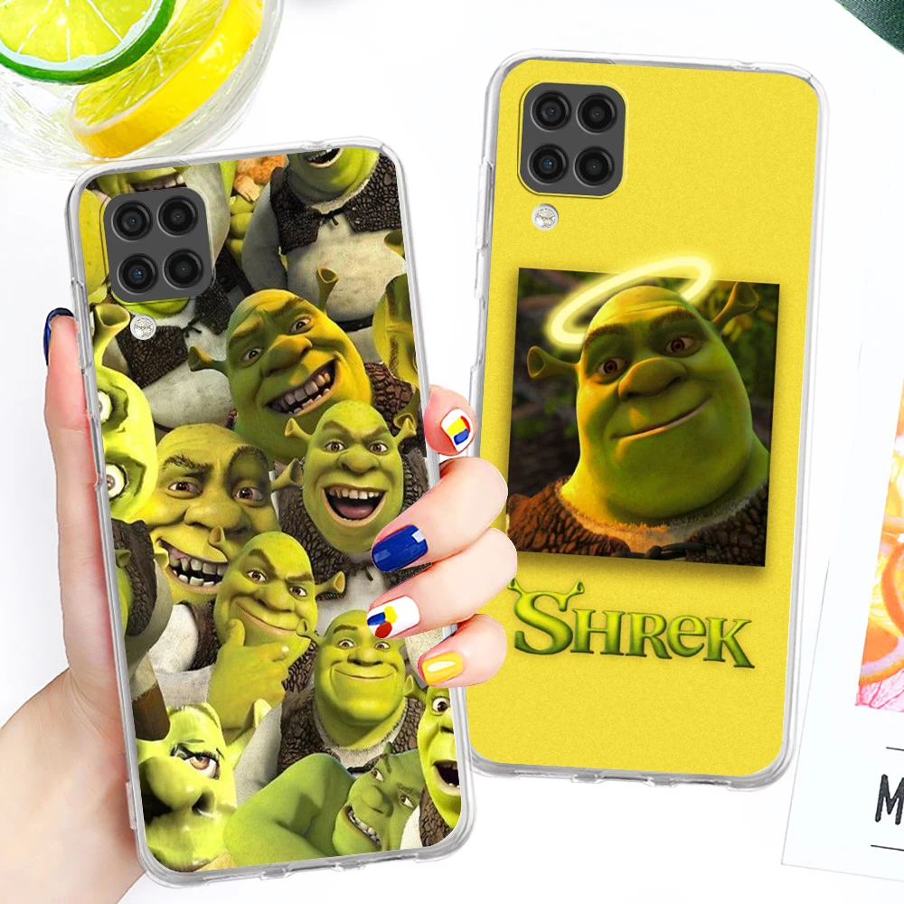 

Anime Cartoon Shreks Cute Transparent Phone Case For Samsung A73 A72 A71 A53 A52 A51 A42 A34 A33 A32 A21 A13 A04 A03 5G