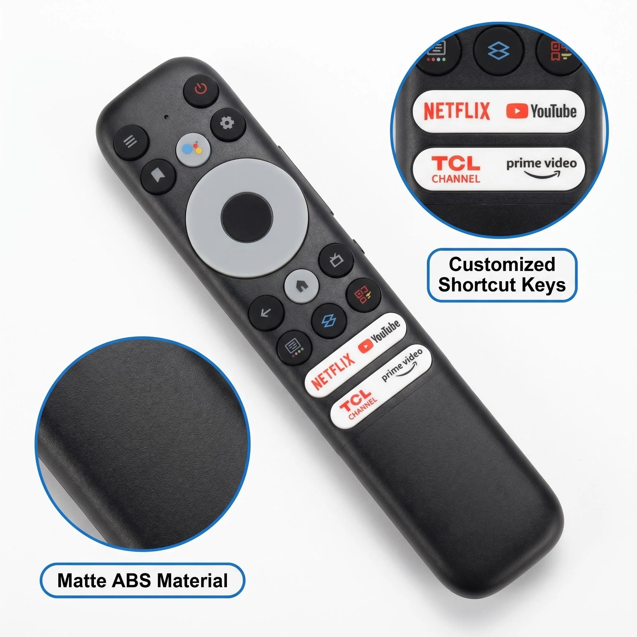 Фото Голосовой пульт FAZV для телевизоров TCL RC902N FMR1 50/55/65/75S546 Mini LED QLED 4K UHD Smart TV №3