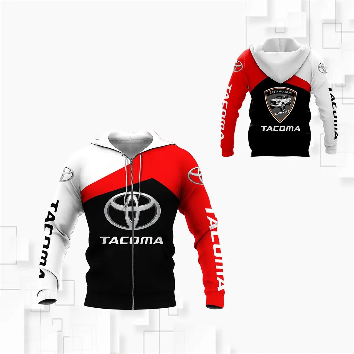 

Novo Moletom Masculino Toyota Logo Moletom Com Capuz Impresso em 3D Pulôver Masculino Esportivo Com Fecho De Alta Qualidade Jaqu