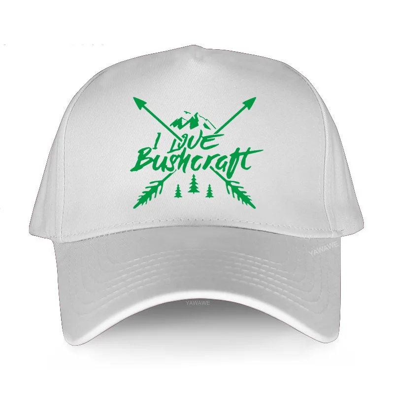 

Men's summer baseball cap Adjuatable Hats The New Humorous Survival Bushcraft Survive I LOVE BUSHCRAFT Men Women hip-hop caps
