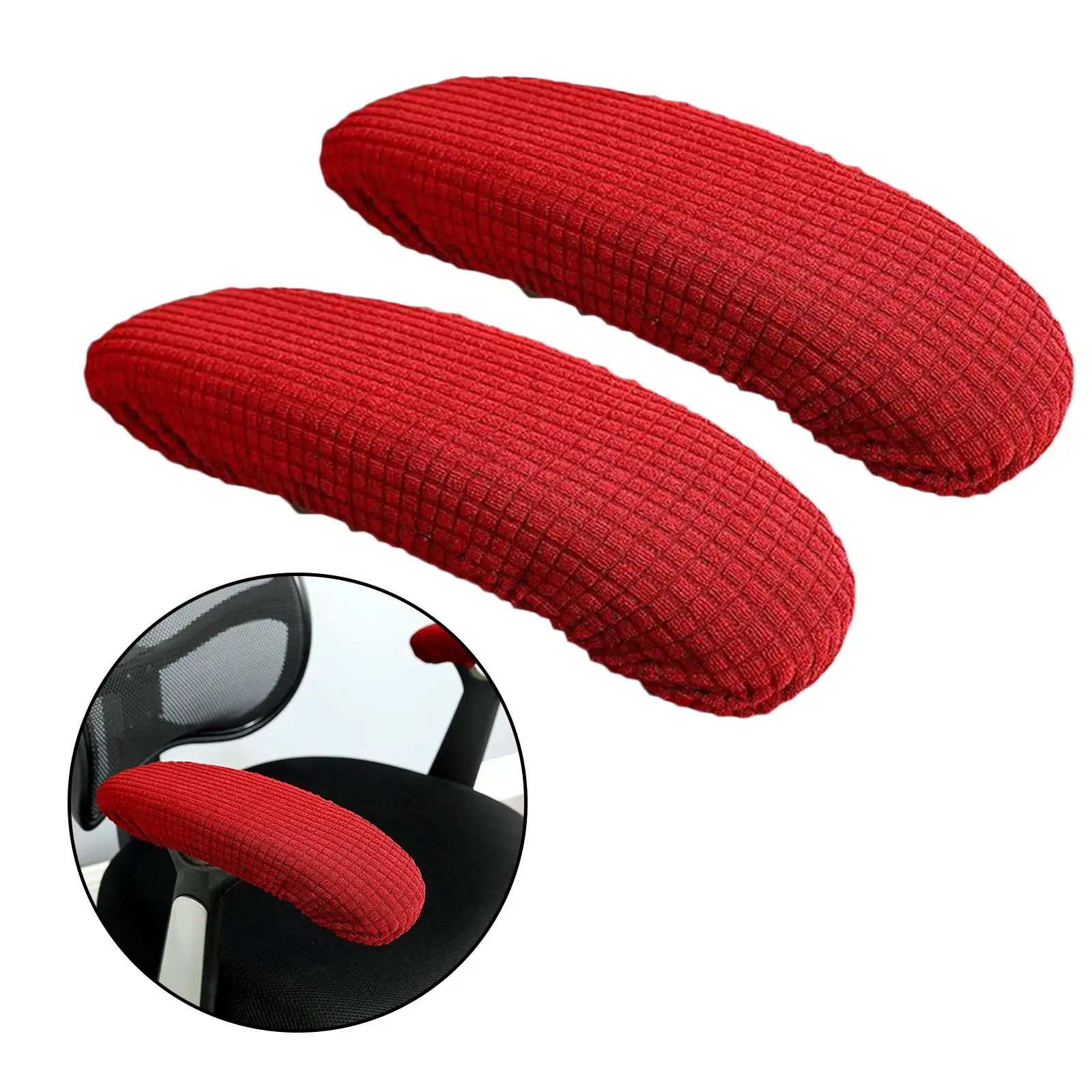 1 пара эластичные чехлы на подлокотники стула длина 25-33 см