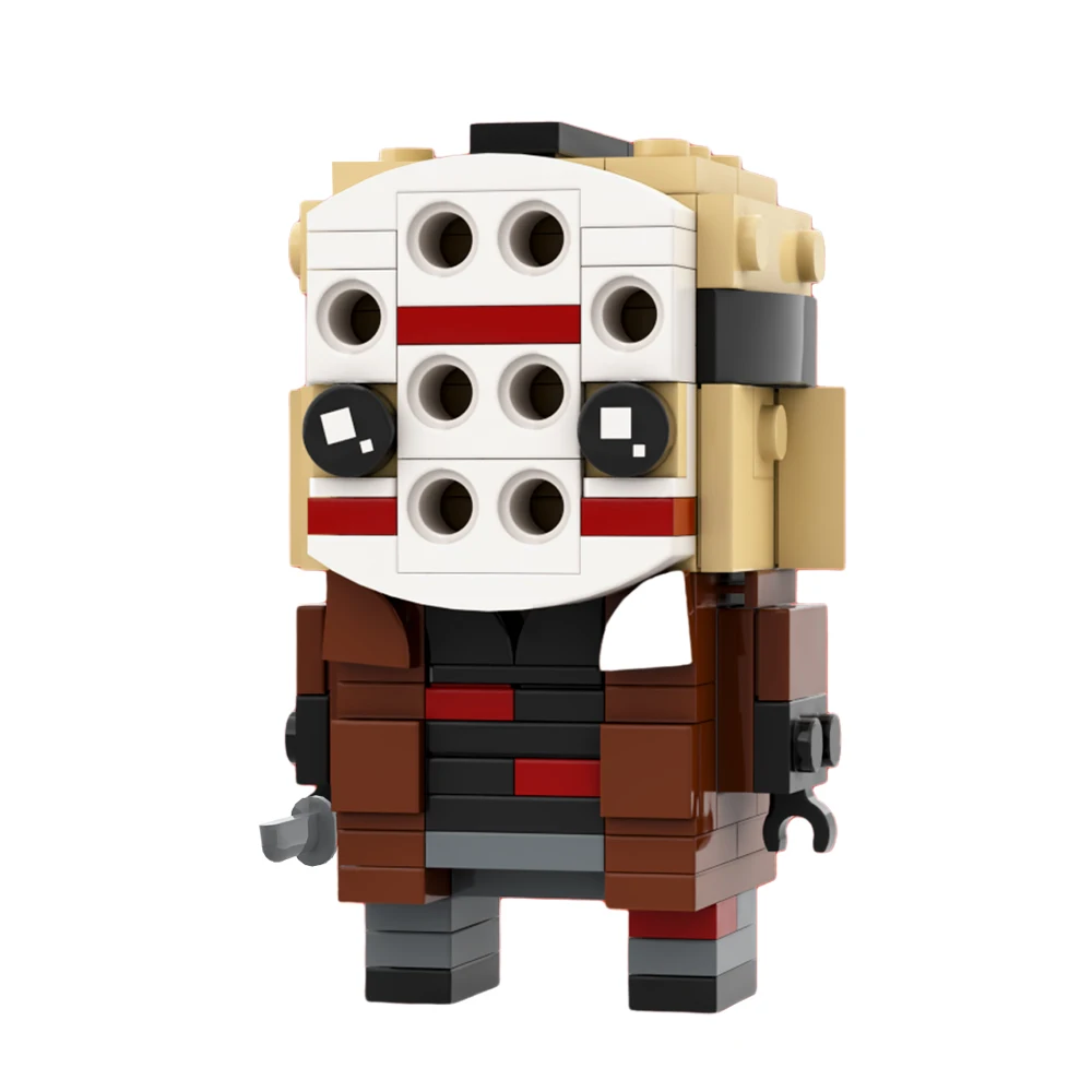

MOC-84775 Brickheadz Building Block Collection Horror Movie Jason Character Figure Brick Toys Kit Birhtdays Gifts for Kids