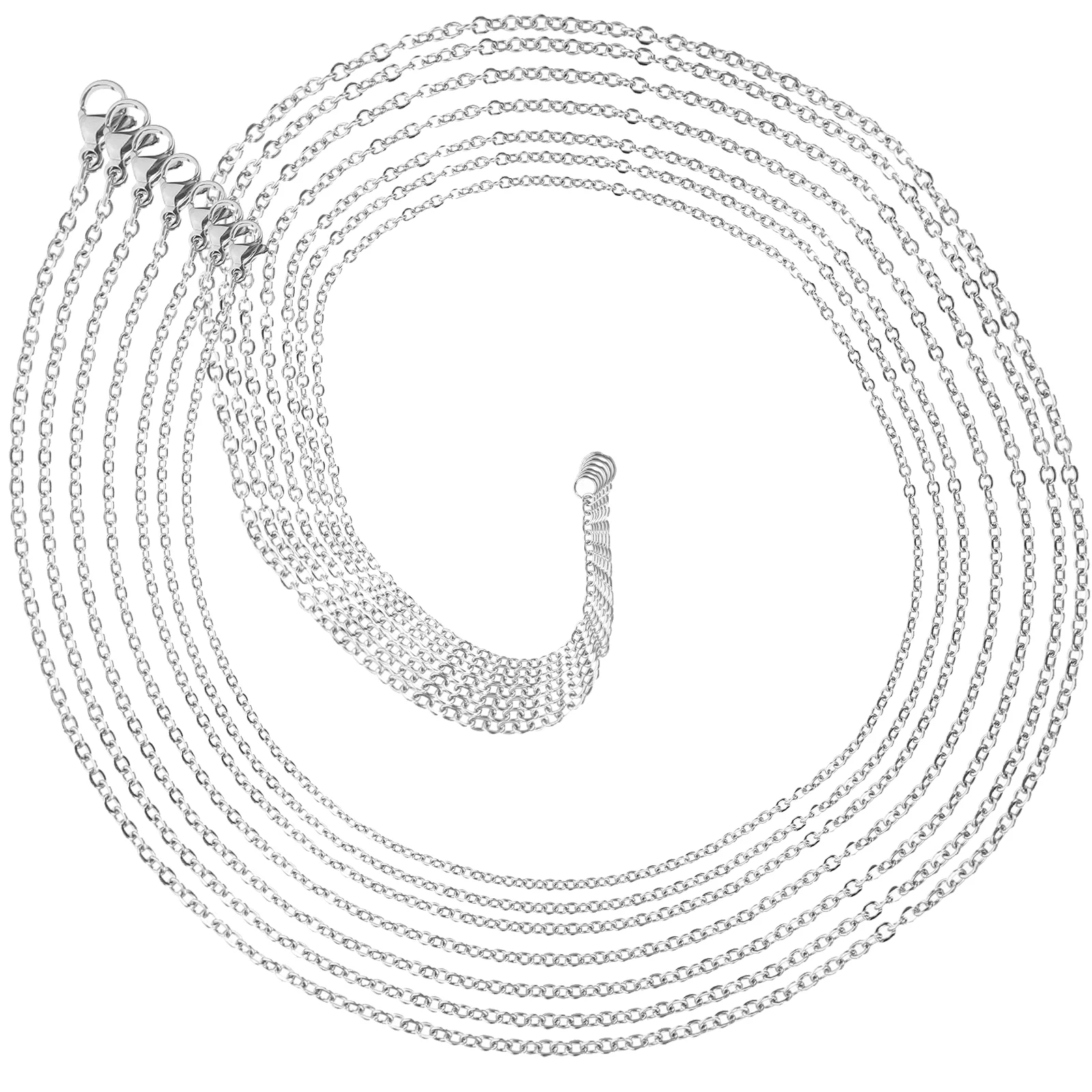 

Цепочка-ожерелье O Word, цепочки, ювелирные изделия своими руками, женские металлические звенья для изготовления аксессуаров