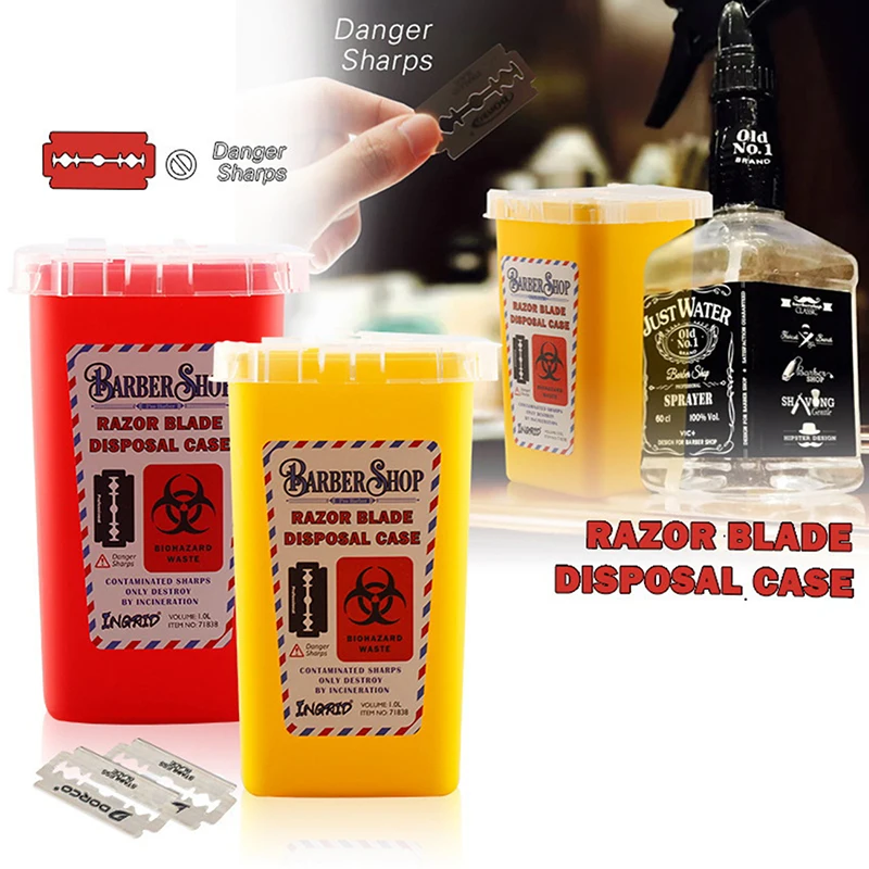 

Disposal Container Case Waste Blade Storage Box Tattoo Blade Trash Collector