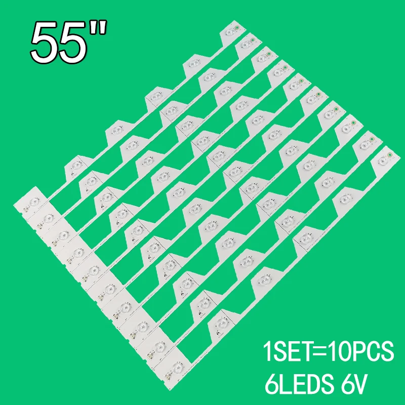 Для 55-дюймового ЖК-телевизора YHF-4C-LB5506-HR1 55HR330M06A1 V0 B55A758U 55U65EBC 55UA6406 подсветка