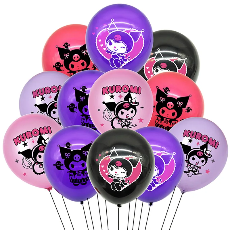 Латексные Воздушные Шары На Тему Sanrio Kouromi — Упаковка 10/30/50 Декоративных Шаров С