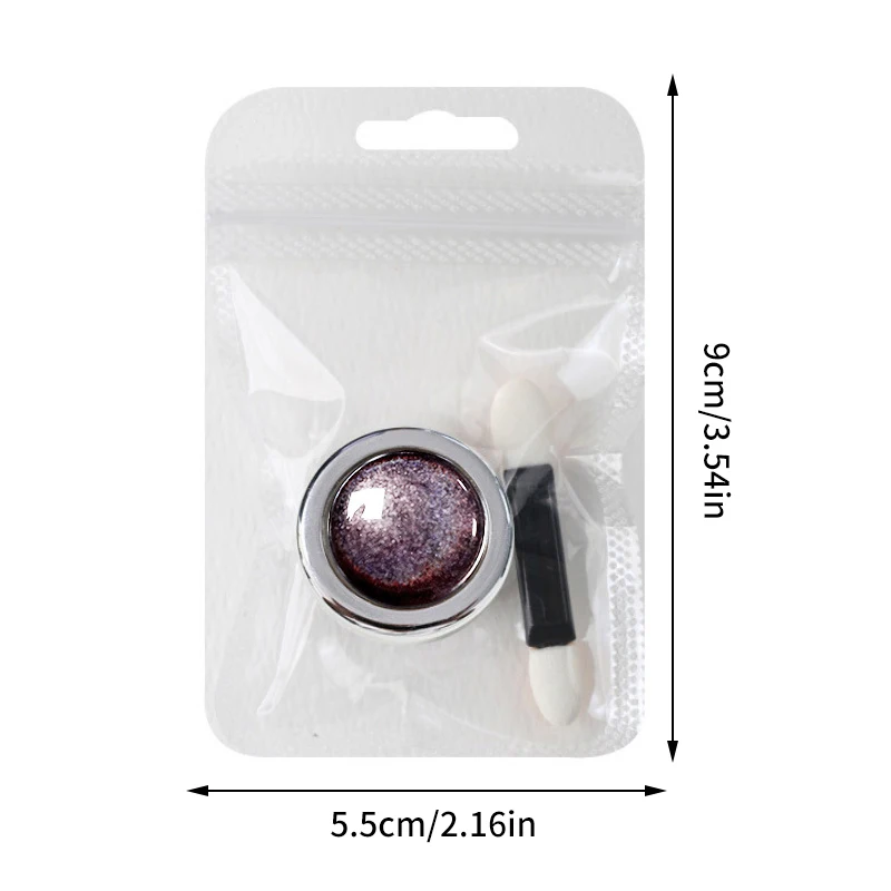 1 коробка волшебное зеркало для ногтей блестки нерегулярная вспышка блестящие