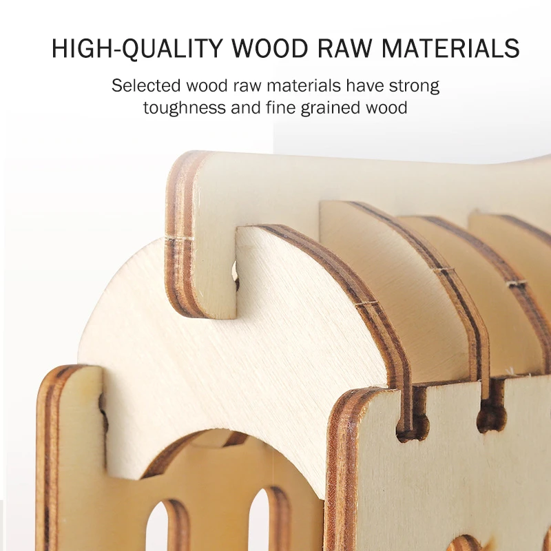 Деревянная 3d-модель пистолета игрушка в виде сделай сам образовательная