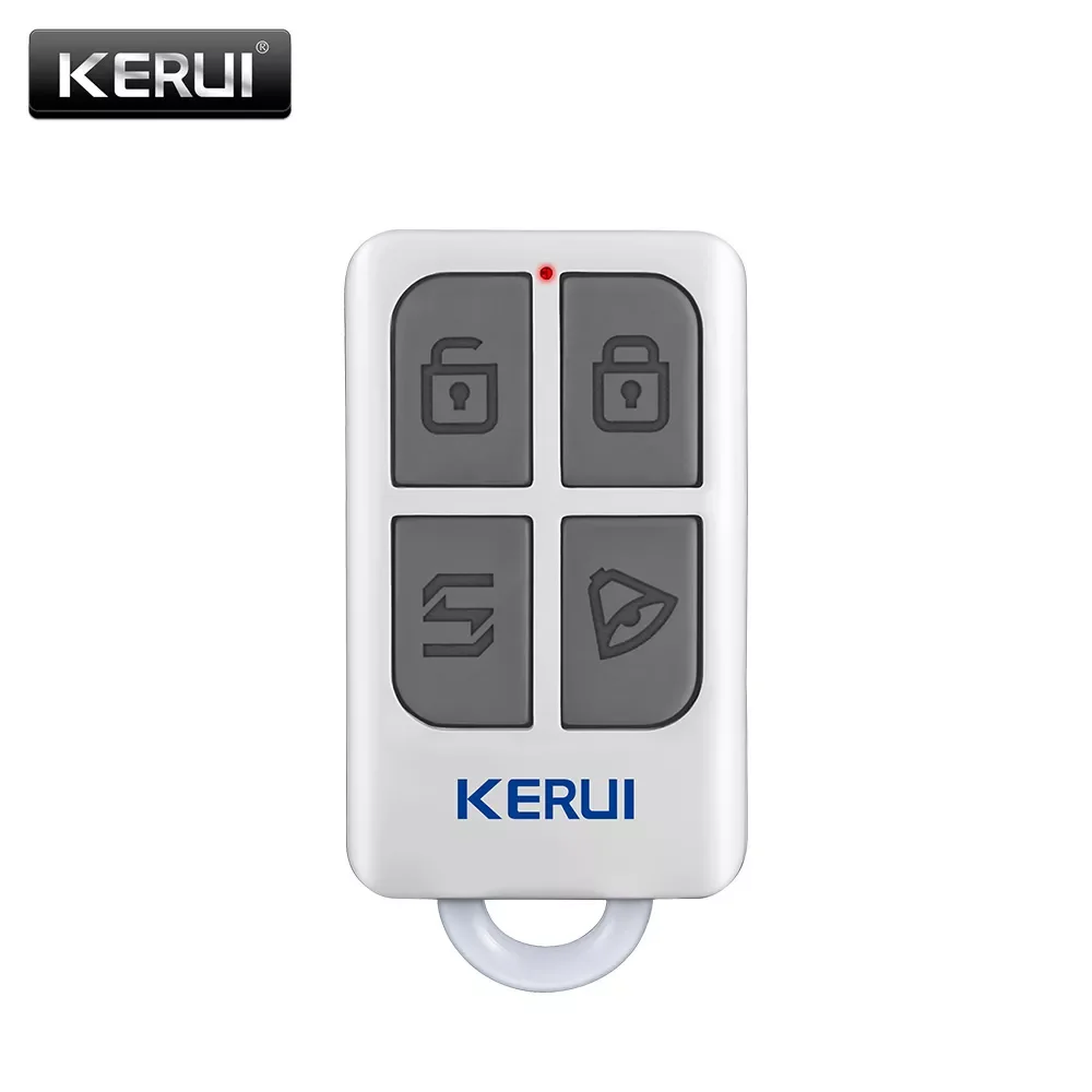 

KERUI Wireless High-Performance Portable Remote Control 4 Buttons Keychain For WIFI GSM PSTN Home Security Alarm System