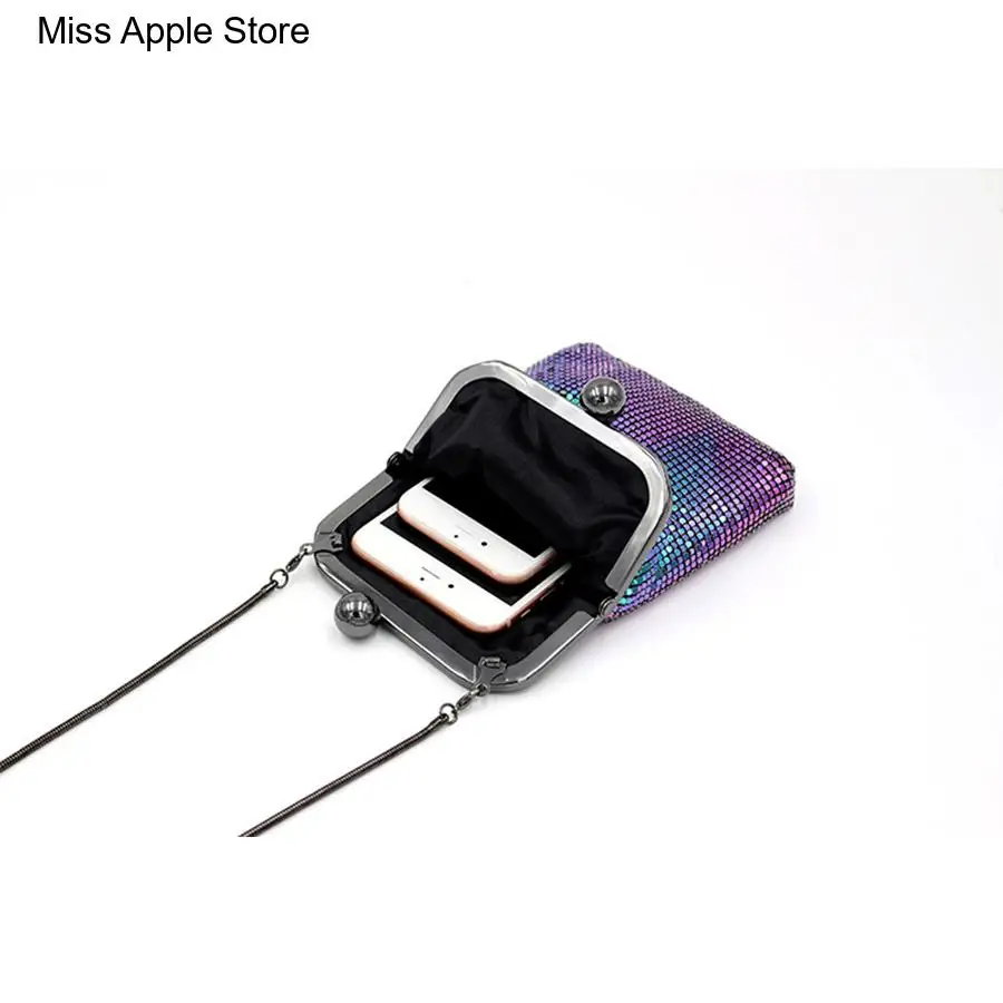 Ladies Dinner Party Purse Shoulder Bags Bolsa Fashion Women Small Crossbody Bag Handbag Clips Phone Packet Female Clutch Wallet