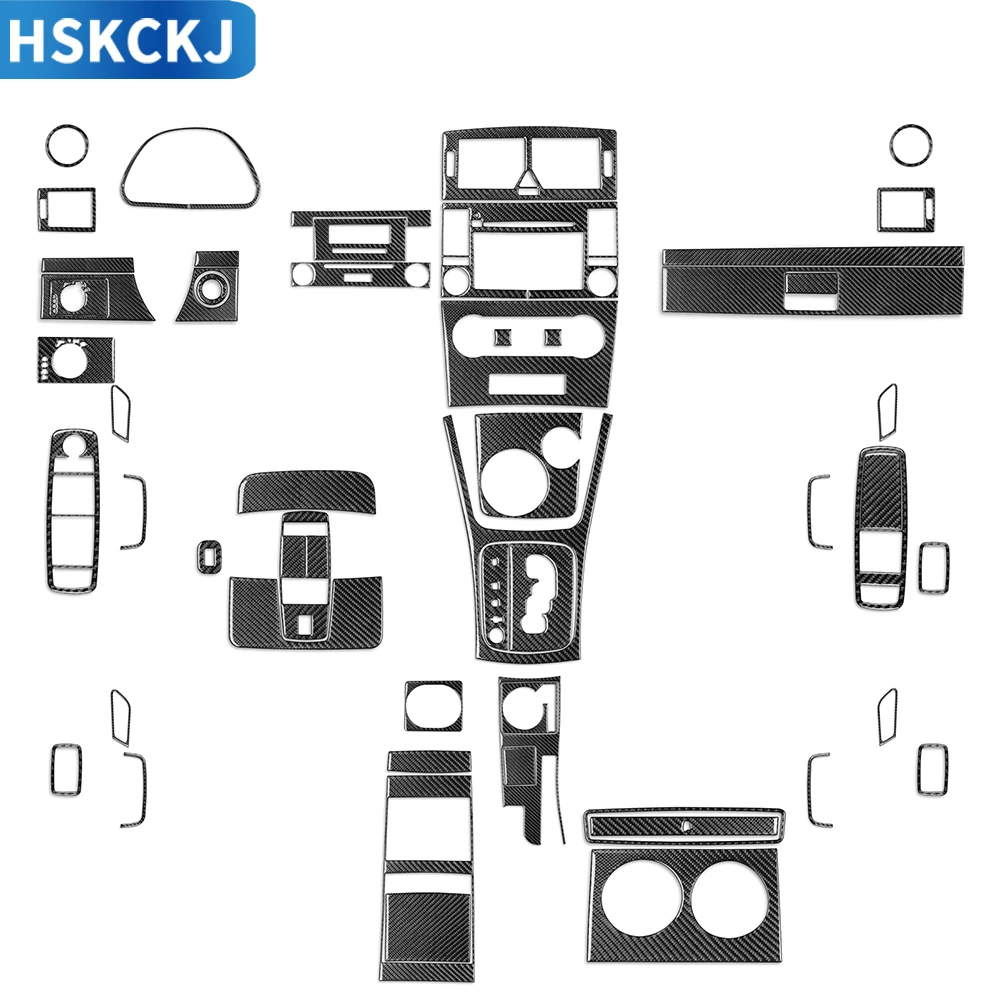 

Carbon Fiber Interior Control CD Cup Holder Steering Wheel Outlet Panel Cover Trim Car For Mercedes Benz B Class W245 2005-2011