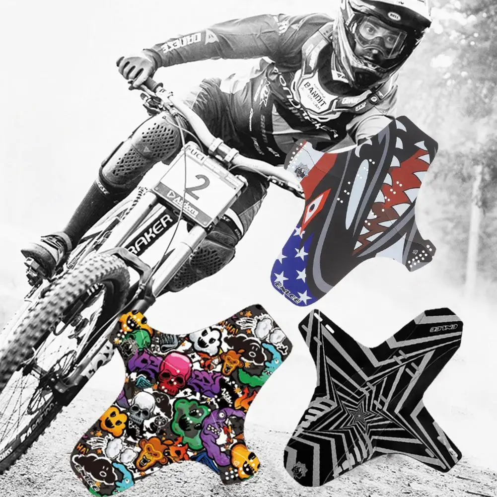 

Bicycle Front Rear Tire Wheel Fenders Plastic Reflective MTB Mountain Bike Mudguard Road Cycling Wheel Eyebrow Protector