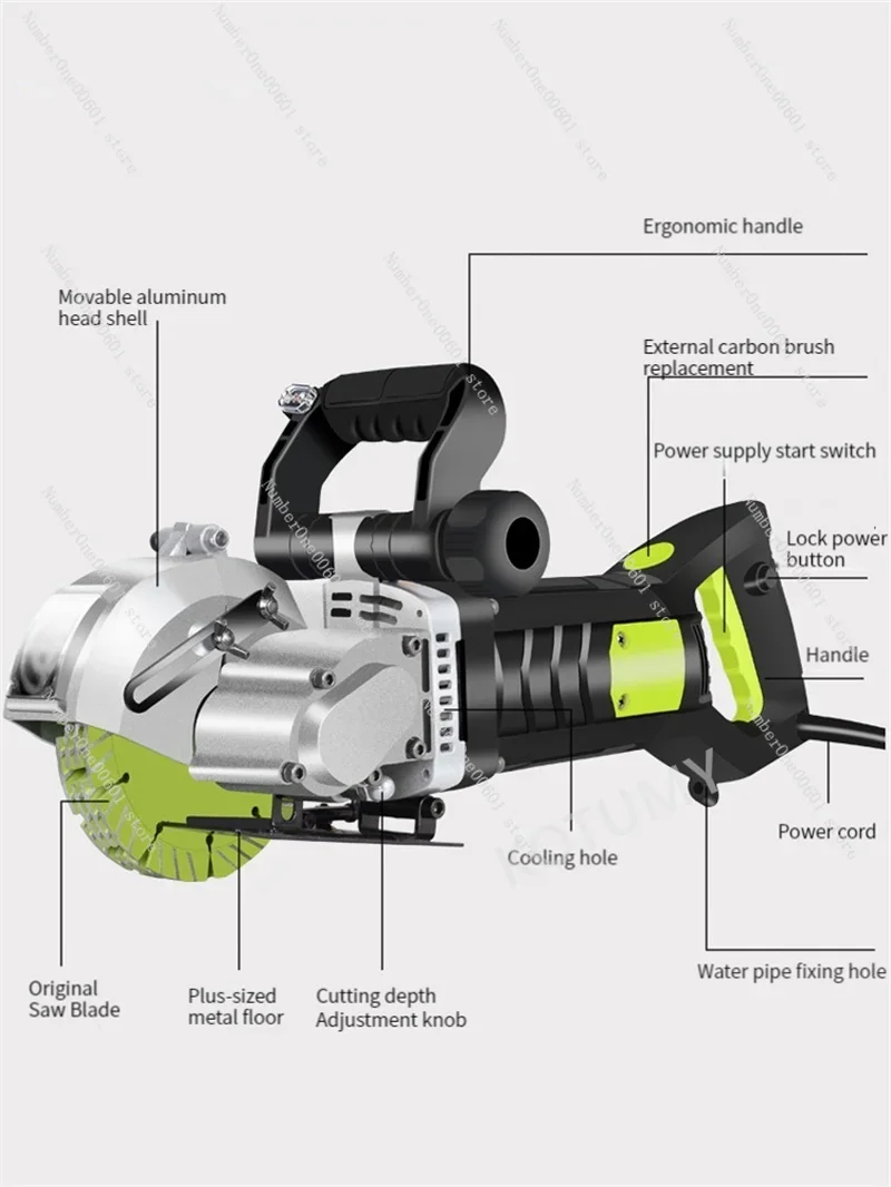 Ручной лазерный станок для прорезания стен 8980 Вт резак кирпичной стены бетона