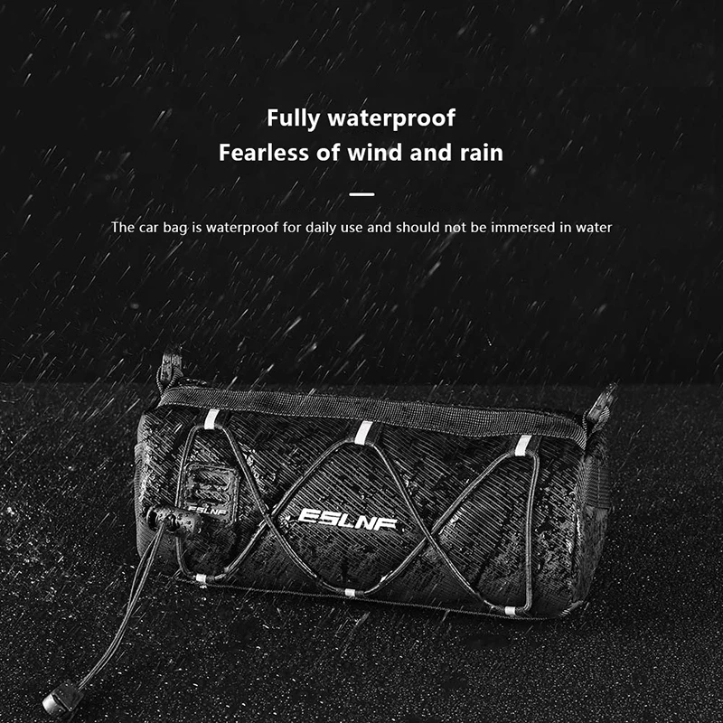 Передняя сумка для велосипеда ESLNF большая вместительная хранения на открытом